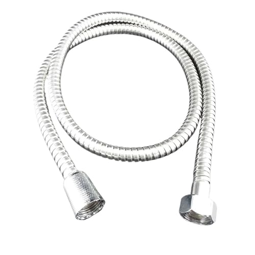Edelstahl Duschkopfschlauch, Edelstahl-Brauseschlauch Silber 1,2-2m(2M) von LYVQZPWLR