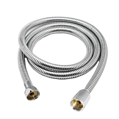 Edelstahl Duschkopfschlauch, Edelstahl-Brauseschlauch Silber 150-300cm(150cm) von LYVQZPWLR