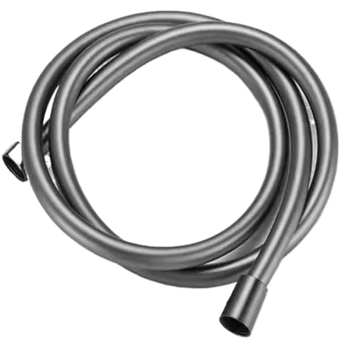 Edelstahl Duschkopfschlauch, PVC-Duschschlauch, mehrfarbig, 1,5–4 m(Grijs,150cm) von LYVQZPWLR