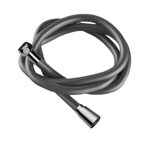 Edelstahl Duschkopfschlauch, Silikon-Brauseschlauch for Badezimmer-Duschkopf, mehrfarbig, 1,5 m, 2 m(Deep Grey,150CM) von LYVQZPWLR