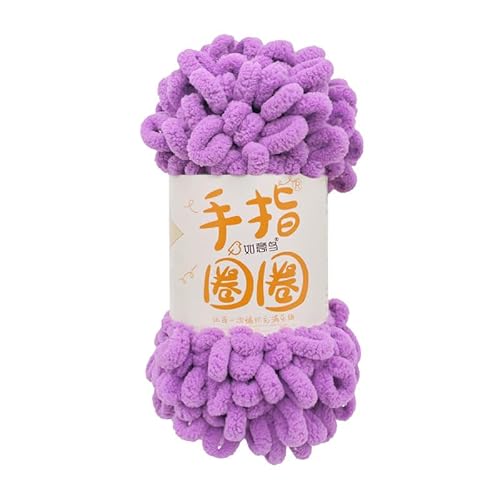 Garn lustig Handgelenk, MicroPolyester Chunky Chenille Finger Loop Strickgarn Keine Nadel Haken Multicolor 1PCS(Ht10) von LYVQZPWLR