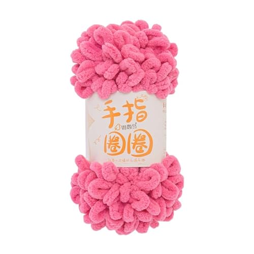 Garn lustig Handgelenk, MicroPolyester Chunky Chenille Finger Loop Strickgarn Keine Nadel Haken Multicolor 1PCS(Ht7) von LYVQZPWLR