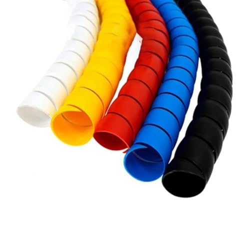 Kabel in pakete packen, Spiralkabel-Organizer-Hülle, 1 Meter, mehrfarbig, 8–22 mm(6mm inside diameter,Blu) von LYVQZPWLR