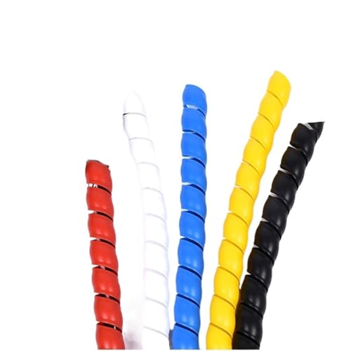 Kabel in pakete packen, Spiralkabel-Wickelschutz-Organizer, mehrere Größen, 1 Meter, mehrfarbig, PP(Blu,16mm inside diameter) von LYVQZPWLR