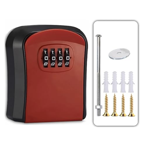 LYVQZPWLR Auch die magnetschelregale sind extrem gut, Passwort-Schließfach, Passwortsichere, an der Wand montierte Passwort-Schlüsselbox(Rosso) von LYVQZPWLR