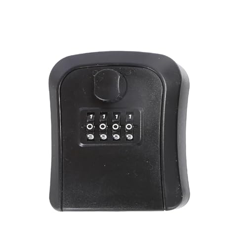 LYVQZPWLR Auch die magnetschelregale sind extrem gut, Schlüsselschlosskasten 4-stelliger Code Passwort-Speicherschlüssel(Black) von LYVQZPWLR