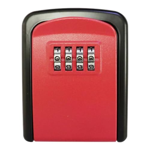 LYVQZPWLR Auch die magnetschelregale sind extrem gut, Tragbare Schlüsselaufbewahrung, Schließfach, Aufbewahrungskoffer for Passwortschlüssel, Kombinationsbox(Rosso) von LYVQZPWLR