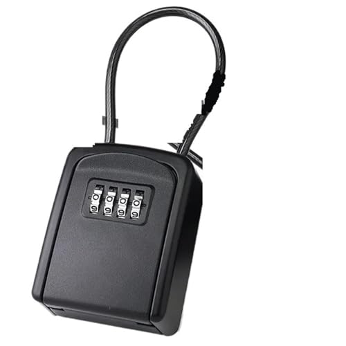 LYVQZPWLR Auch die magnetschelregale sind extrem gut, Wasserdichter tragbarer Schlüsselkasten(Black Aluminium) von LYVQZPWLR