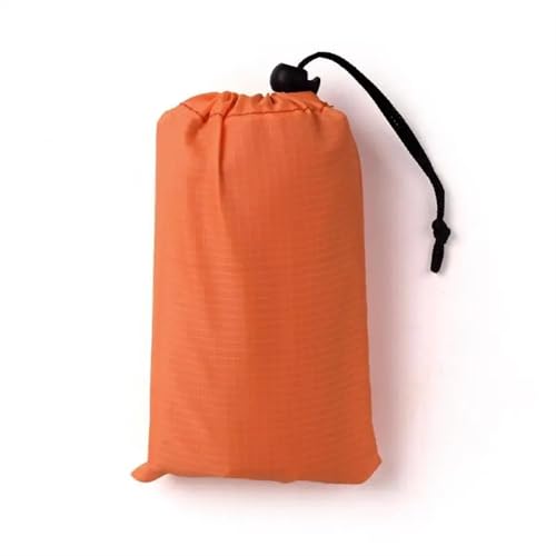 LYVQZPWLR Picknick Decken, Camping Decken, wasserdichte faltende Picknickdecke Multicolor 1x1cm Quadrat(Oranje,1.4mx2m) von LYVQZPWLR