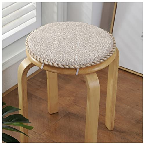 LYVQZPWLR Runde Küchenstühle imitiert, 1/2/4 Packungen Rundes Kissen Bistrostuhlkissen Anti-Rutsch Rundes Hockerkissen(Color 21,33x33cm(4Packs)) von LYVQZPWLR
