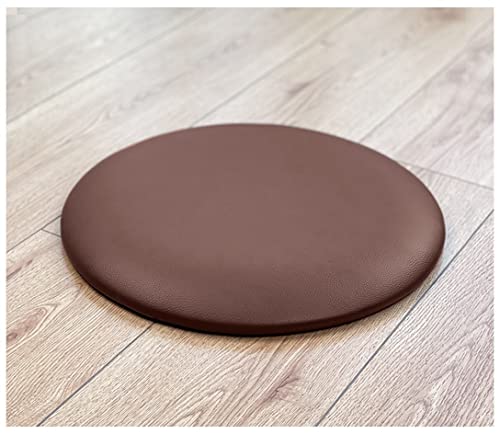 LYVQZPWLR Runde Küchenstühle imitiert, Rundes Ledersitzkissen, weiches Lederstuhlkissen, Restaurant-Kartensitz(Color 11,35cm) von LYVQZPWLR