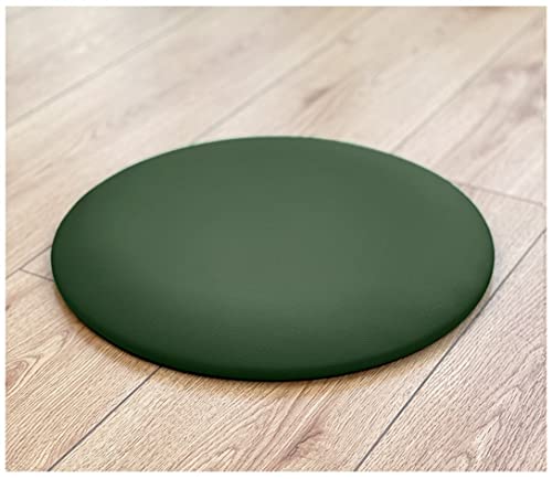 LYVQZPWLR Runde Küchenstühle imitiert, Rundes Ledersitzkissen, weiches Lederstuhlkissen, Restaurant-Kartensitz(Color 7,40cm) von LYVQZPWLR