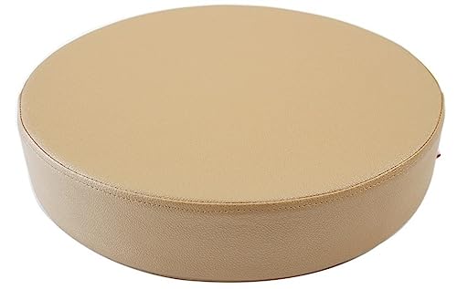 LYVQZPWLR Runde Küchenstühle imitiert, Rundes Stuhlkissen, weiches Lederkissen, rundes Sitzkissen, Restaurant-Kartensitz(Color 15,45cm(17.7inch)) von LYVQZPWLR
