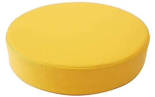 LYVQZPWLR Runde Küchenstühle imitiert, Rundes Stuhlkissen, weiches Lederkissen, rundes Sitzkissen, Restaurant-Kartensitz(Color 7,40cm(15.7inch)) von LYVQZPWLR