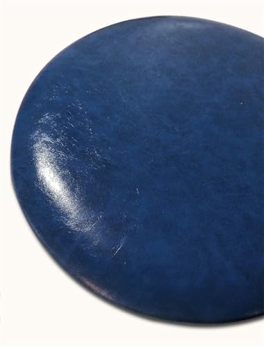 LYVQZPWLR Runde Küchenstühle imitiert, Rundes Stuhlkissen aus Kunstleder, rund, rutschfest, Sitzkissen(Color 12,35 * 35cm) von LYVQZPWLR