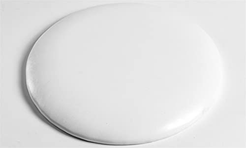 LYVQZPWLR Runde Küchenstühle imitiert, Rundes Stuhlkissen aus Leder, wasserdicht, Mehrfarbig, 30–45 x 30–45 x 3 cm(White,35 * 35 * 3cm) von LYVQZPWLR