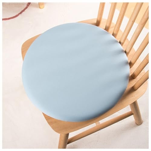 LYVQZPWLR Runde Küchenstühle imitiert, Rundes Stuhlkissen aus Memory-Schaum, for drinnen und draußen, Mehrfarbig, mehrere Größen(Blu,30 * 30 * 3cm) von LYVQZPWLR