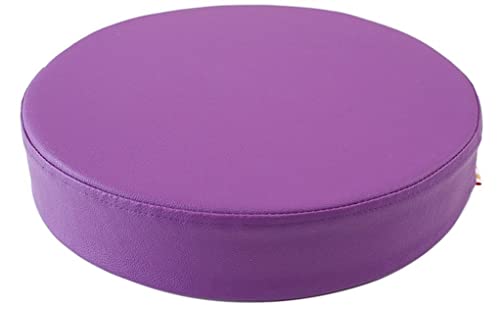 LYVQZPWLR Runde Küchenstühle imitiert, Stuhlkissen Leder Rundes Sitzkissen Rundes Stuhlkissen(Color 17,45 * 5cm) von LYVQZPWLR