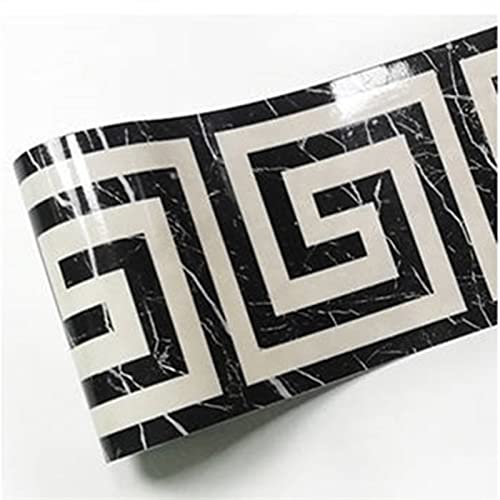 LYVQZPWLR Selbstklebendes Wandpapierrahmen, Selbstklebende Tapetenbordüre aus PVC, Marmor, mehrfarbig, mehrere Größen(3,20CM width) von LYVQZPWLR