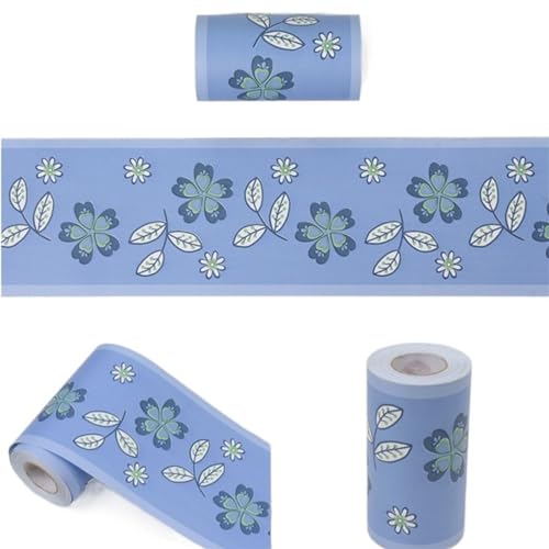 LYVQZPWLR Selbstklebendes Wandpapierrahmen, Selbstklebende Tapetenbordüre aus PVC, mehrfarbig, mehrere Größen(B1101,5M X 10CM) von LYVQZPWLR