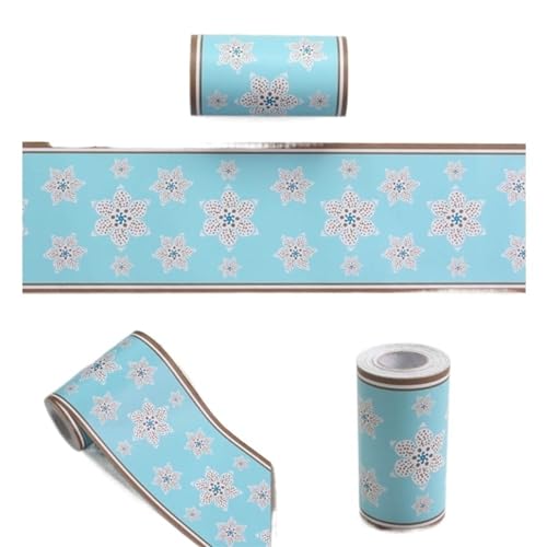 LYVQZPWLR Selbstklebendes Wandpapierrahmen, Selbstklebende Tapetenbordüre aus PVC, mehrfarbig, mehrere Größen(B1109,10M X 10CM) von LYVQZPWLR