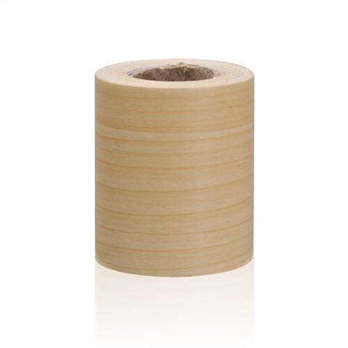 LYVQZPWLR Selbstklebendes Wandpapierrahmen, Selbstklebender PVC-Wandbordürenaufkleber mit Holzmaserung, mehrfarbig, mehrere Größen(Beige,5cm x 5m) von LYVQZPWLR