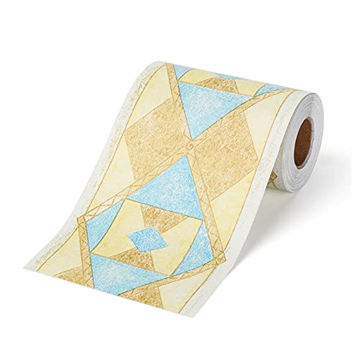 LYVQZPWLR Selbstklebendes Wandpapierrahmen, Selbstklebender Wandbordürenaufkleber aus PVC, mehrfarbig(6 10cmx10m) von LYVQZPWLR