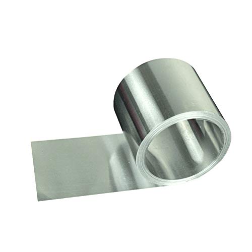LYVQZPWLRAluminiumfolie, Aluminiumstreifen, Aluminiumfolie, dünne Blechplatte, DIY-Material, Unterlegscheibe, 500 cm lang, 0,2 mm x 15 mm(0.2mmx10mm) von LYVQZPWLR