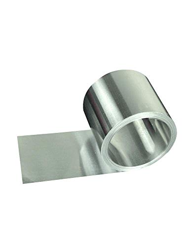 LYVQZPWLRAluminiumfolie, Aluminiumstreifenfolie, dünne Blechplatte, DIY-Metallmaterial, Unterlegscheibe, Wandplatte, Länge 100 cm, 0,8 mm x 60 mm(0.8mmx80mm) von LYVQZPWLR