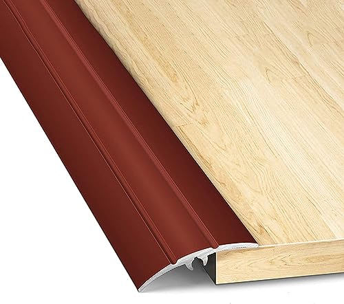 LYVQZPWLRDie Schwelle, Bodenkantenleiste, schneidbare Aluminium-Bodenkantenleiste mit Einer Höhe von weniger als 0,8 Zoll(Rosso,39.4in) von LYVQZPWLR