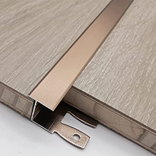 LYVQZPWLRDie Schwelle, Bodentrennleiste, Übergangsleiste Aluminium - Schwellenübergänge mit Einer Höhe von 10-12 mm(Roze,130cm/51.2in Length) von LYVQZPWLR