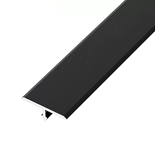 LYVQZPWLRDie Schwelle, Hochleistungs-T-Form-Bodenübergangsleiste, Aluminium-Kantenverkleidungsleisten(Deep Coffee,Length 110cm/43.3in) von LYVQZPWLR