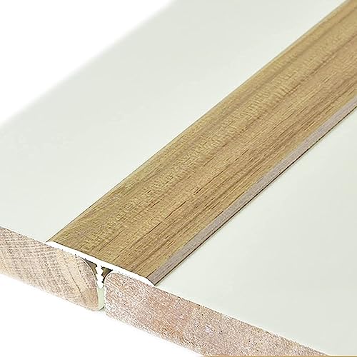LYVQZPWLRDie Schwelle, T-Form Bodenleistenprofile Übergangsschiene, Schwelle in Holzoptik Teppichabdeckung Fliesenleisten(2.5cm Wide,100cm L) von LYVQZPWLR