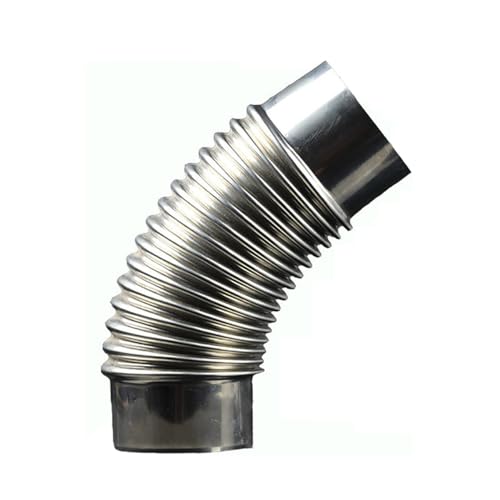 LYVQZPWLREdelstahl Kaminverlängerung, Ofenrohrbogen 45° Kaminabgasrohr, 90mm Rohr LYVQZPWLREdelstahl Kaminverlängerung, Ofenrohrbogen 45° Kaminabgasrohr, 90mm Rohr von LYVQZPWLR