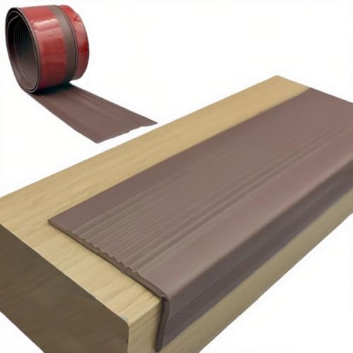 Selbstreckende Treppenstufen, PVC-Treppenkantenprofil, mehrfarbig, mehrere Größen(Bruin,40inch) von LYVQZPWLR