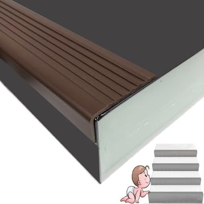 Selbstreckende Treppenstufen, Treppen- und Kantenschutzband, mehrfarbig, 40–400 Zoll(Coffee,300inch) von LYVQZPWLR