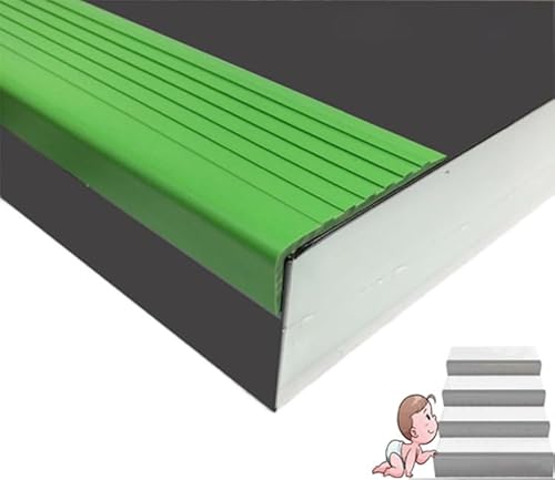 Selbstreckende Treppenstufen, Treppen- und Kantenschutzband, mehrfarbig, 40–400 Zoll(Green,60inch) von LYVQZPWLR