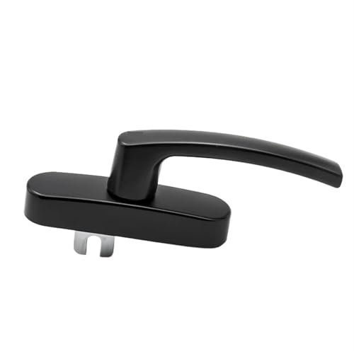 Sie können die Fenstergriffe schließen, Aluminiumlegierung Schaltgabel Bogenfenstergriff(Black) von LYVQZPWLR