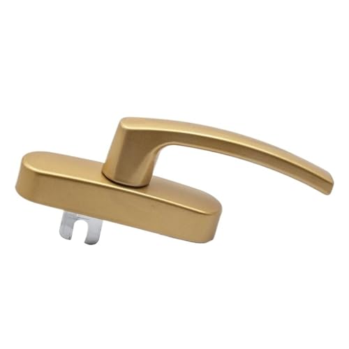 Sie können die Fenstergriffe schließen, Aluminiumlegierung Schaltgabel Bogenfenstergriff(Gold) von LYVQZPWLR