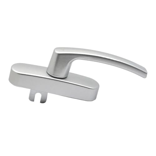 Sie können die Fenstergriffe schließen, Aluminiumlegierung Schaltgabel Bogenfenstergriff(Silver) von LYVQZPWLR