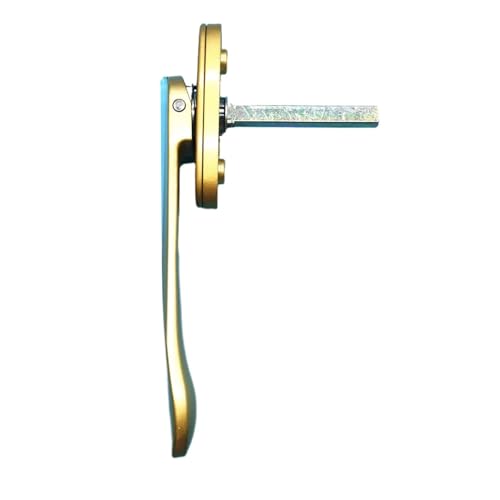 Sie können die Fenstergriffe schließen, Dünne Griffe for Klappfenster aus Zinklegierung in Schwertform(Gold) von LYVQZPWLR