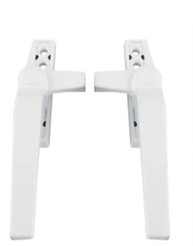 Sie können die Fenstergriffe schließen, Verdickter offener Türgriff aus Aluminiumlegierung mit Schloss-Druckfenstergriff(White) von LYVQZPWLR