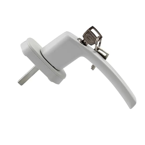 Sie können die Fenstergriffe schließen, Weißes Fenstergriffschloss aus Aluminiumlegierung mit Schlüssel von LYVQZPWLR