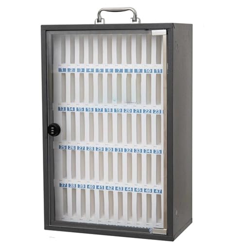 LYXWGRZD Telefon-Aufbewahrungsschrank, Tragbarer Handy-Safe mit Passwortsperre, für Das Schulklassenzimmerbüro(60slots) von LYXWGRZD