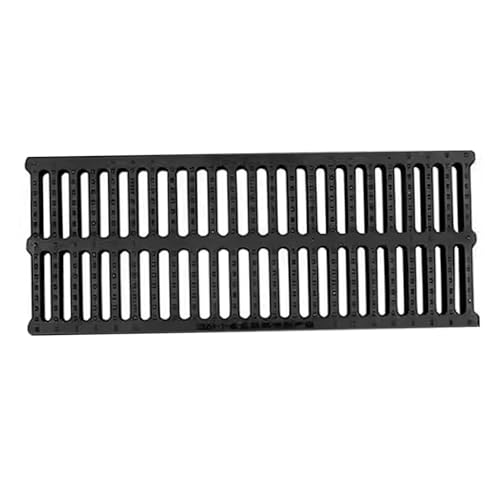 Kunststoff Kanalabdeckung, Stabile Grabenabdeckung, Außen Drain Abdeckung für Gartenzaun, Gehweg, Einfach zu Montieren, Wetterbeständig(19.6x7.6x1.5in/50x20x4cm) von LYXXJRYBHD
