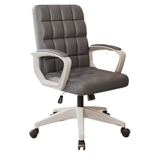 LYXXJRYBHD Bürostuhl Ergonomisch Mit Lordosenstütze, Computerstuhl Mit Armlehnen, Schreibtischstuhl Mit Hoher Rückenlehne Und Netzgewebe für Zuhause Und Büro(Gray) von LYXXJRYBHD