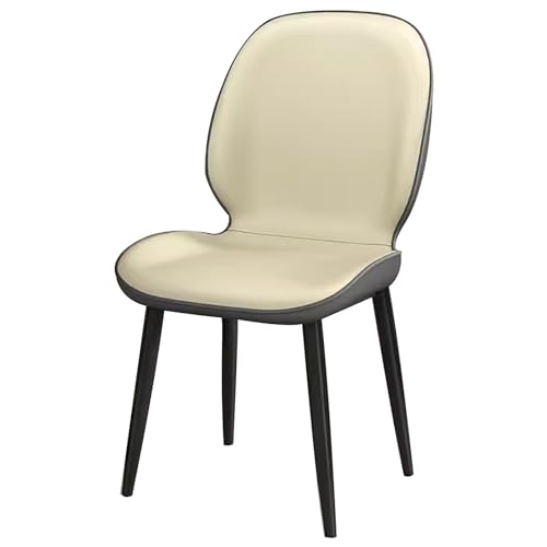 LYXXJRYBHD Mid Century Modern Stuhl, Esszimmerstuhl, Barhocker Mit Lehne, Küchenstuhl, für Esszimmer, Wohnzimmer, Wartezimmer (Color : White) von LYXXJRYBHD