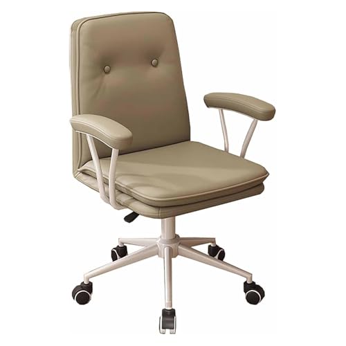 LYXXJRYBHD Verstellbare Schreibtischstühle Mit 360 ° -Drehung, Bequeme Arbeitsstühle Mit Armlehnen, Chefsessel Für Schlafzimmer, Computer(Green) von LYXXJRYBHD