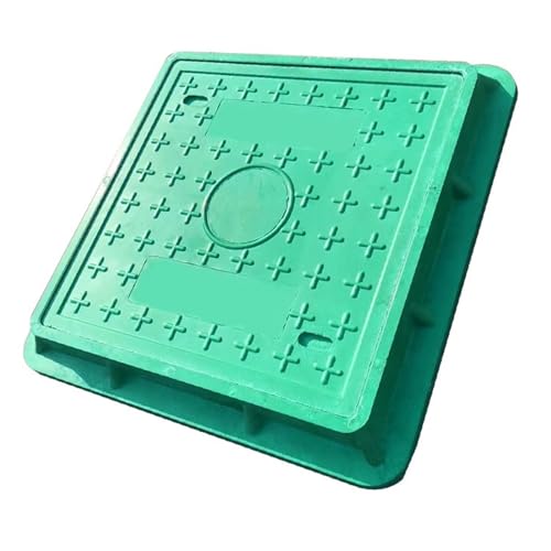 Schachtabdeckung Aus Harz, Rutschfeste Abdeckung mit Rahmen, Abdeckung für Abwassertank Im Garten und Auf Wegen(31.4x31.4x1.5in/80x80x4cm) von LYXXJRYBHD