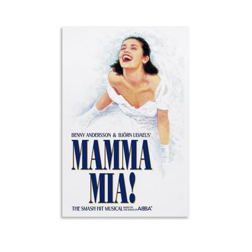 Mamma Mia!Gemälde Kunstposter Leinwand Kunst Wanddekoration Zuhause Schlafzimmer Ästhetik Maler Wohndeko Starke Wandmalerei Zimmer dekoriert ungerahmter Stil 30 x 45 cm von LYYFKN